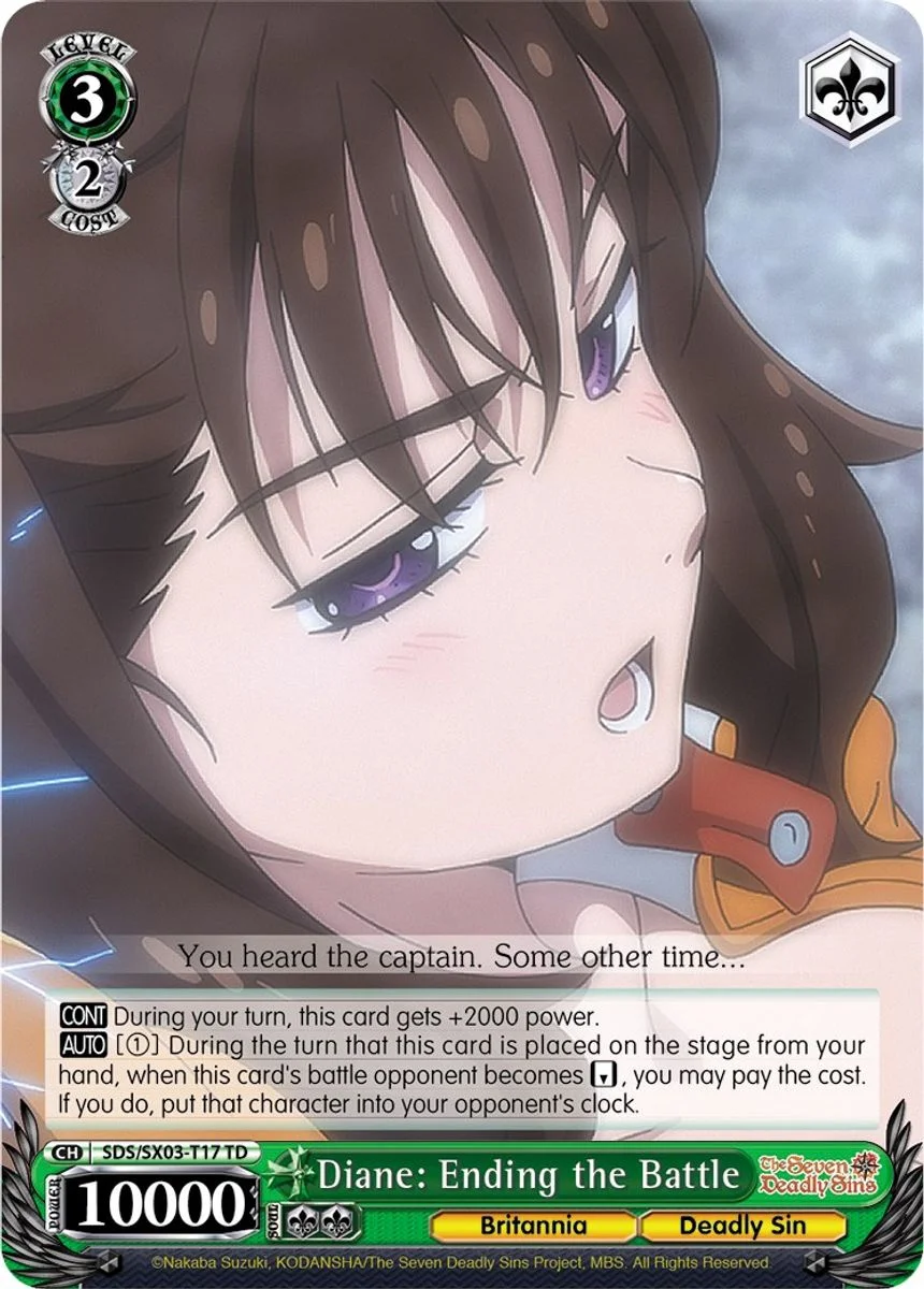 Diane: Ending the Battle 「SDS/SX03-T17」「EN」