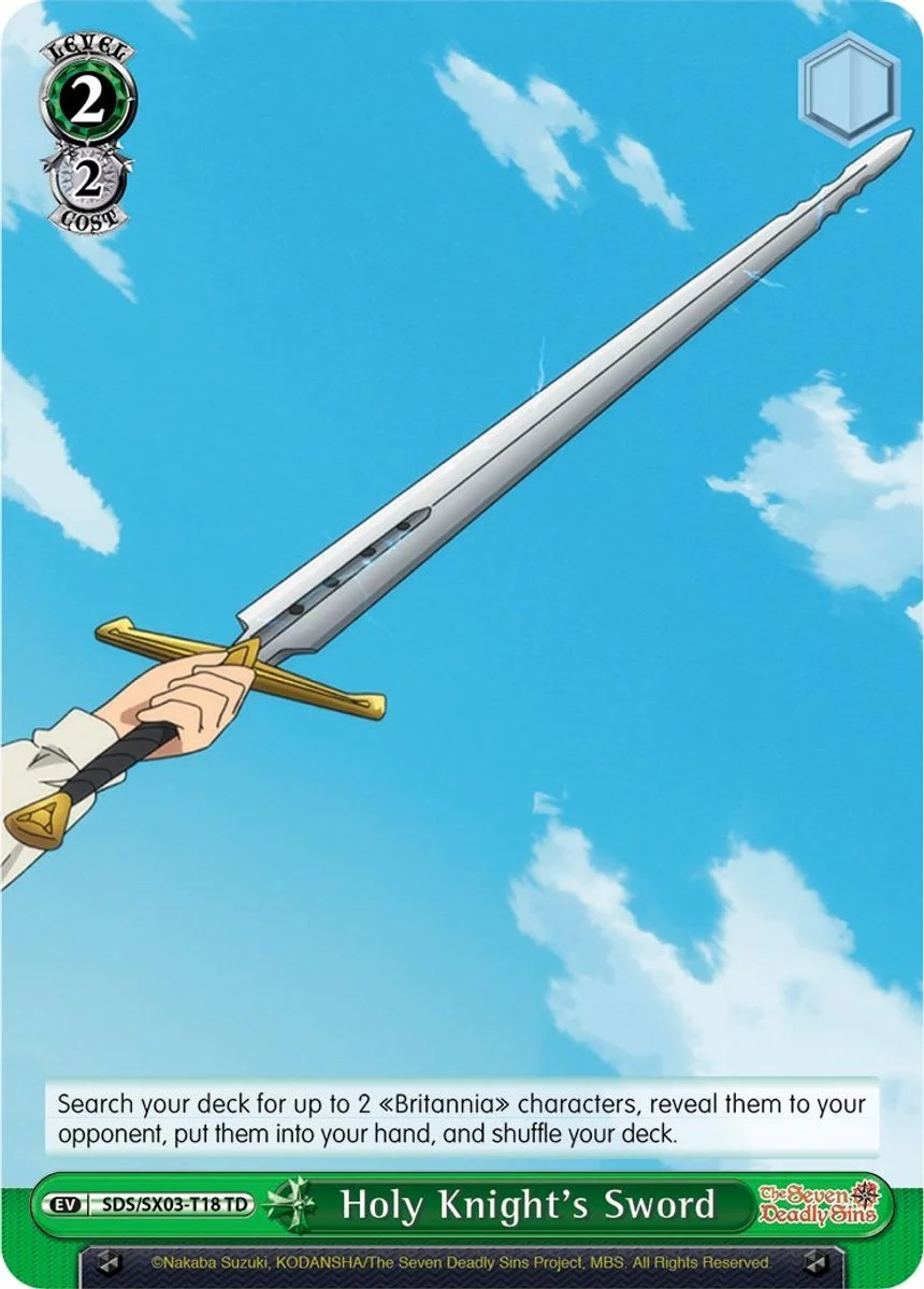 Holy Knight's Sword 「SDS/SX03-T18」「EN」
