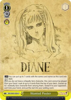 Wanted Poster #SDS/SX03-022b · Weiss Schwarz