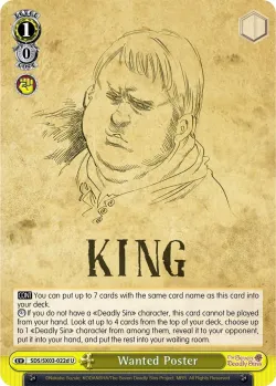 Wanted Poster #SDS/SX03-022d · Weiss Schwarz