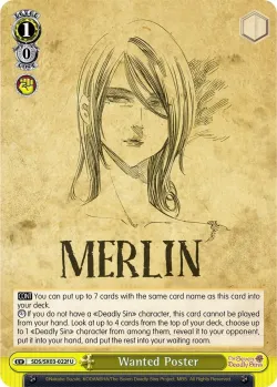 Wanted Poster #SDS/SX03-022f · Weiss Schwarz