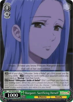 Margaret: Sacrificing Herself #SDS/SX03-040 · Weiss Schwarz