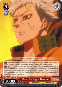 Ban: Facing a Demon 「SDS/SX03-068」「EN」