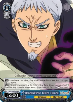 Hendrickson: Tables Turned 「SDS/SX03-096」「EN」