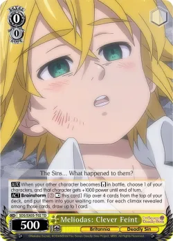 Meliodas: Clever Feint 「SDS/SX03-T02」「EN」