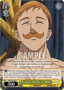 Escanor: Wielder of Rhitta #SDS/SX05-005 · Weiss Schwarz