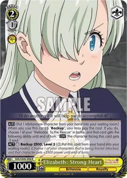 Elizabeth: Strong Heart #SDS/SX05-008 · Weiss Schwarz