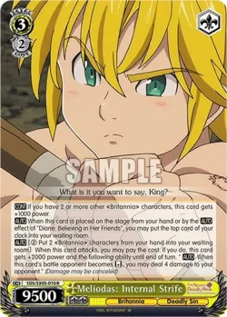 Meliodas: Internal Strife #SDS/SX05-010 · Weiss Schwarz