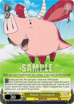 Hawk: Transpork #SDS/SX05-011 · Weiss Schwarz
