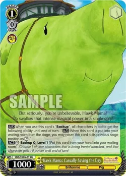 Hawk Mama: Casually Saving the Day #SDS/SX05-013 · Weiss Schwarz