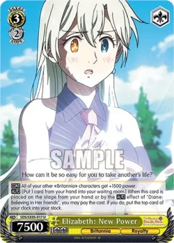 Elizabeth: New Power #SDS/SX05-017 · Weiss Schwarz