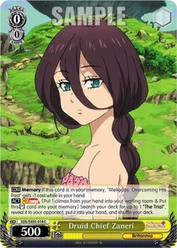 Druid Chief Zaneri #SDS/SX05-018 · Weiss Schwarz
