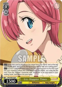 Liz: Happier Times #SDS/SX05-020 · Weiss Schwarz