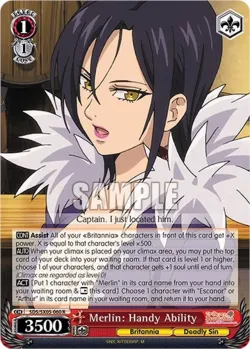 Merlin: Handy Ability #SDS/SX05-060 · Weiss Schwarz