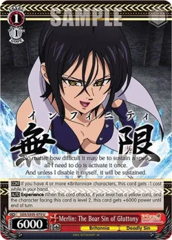 Merlin: The Boar Sin of Gluttony #SDS/SX05-070 · Weiss Schwarz