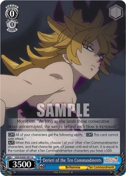 Derieri of the Ten Commandments 「SDS/SX05-091」「EN」