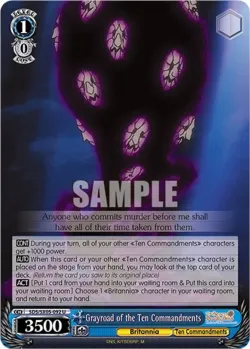 Grayroad of the Ten Commandments 「SDS/SX05-092」「EN」