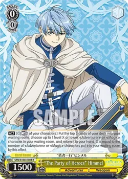 "The Party of Heroes" Himmel #SFN/S108-E004 · Weiss Schwarz