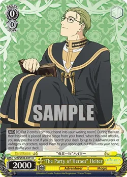 "The Party of Heroes" Heiter #SFN/S108-E011 · Weiss Schwarz