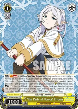 "The Party of Heroes" Frieren #SFN/S108-E013 · Weiss Schwarz