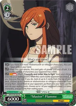 "Master" Flamme #SFN/S108-E027 · Weiss Schwarz