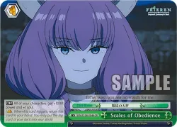 Scales of Obedience #SFN/S108-E044 · Weiss Schwarz