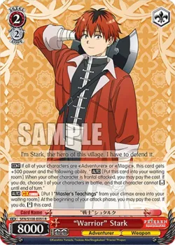 "Warrior" Stark #SFN/S108-E051 · Weiss Schwarz