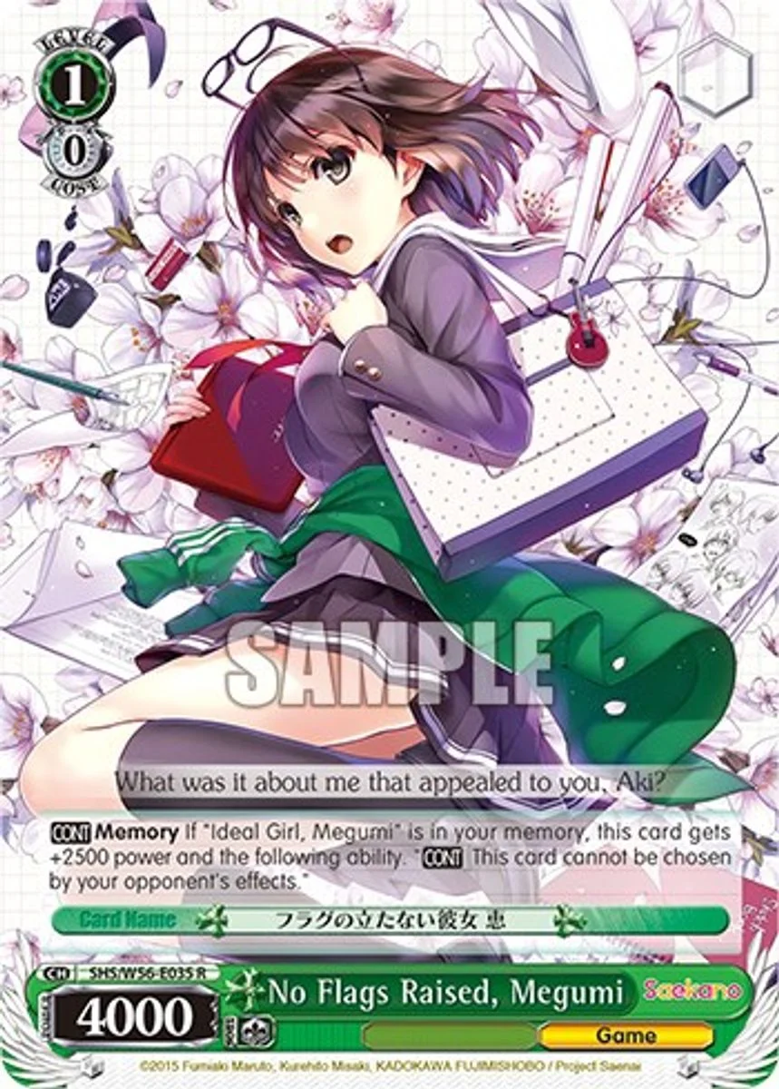 No Flags Raised, Megumi 「SHS/W56-E035」「EN」
