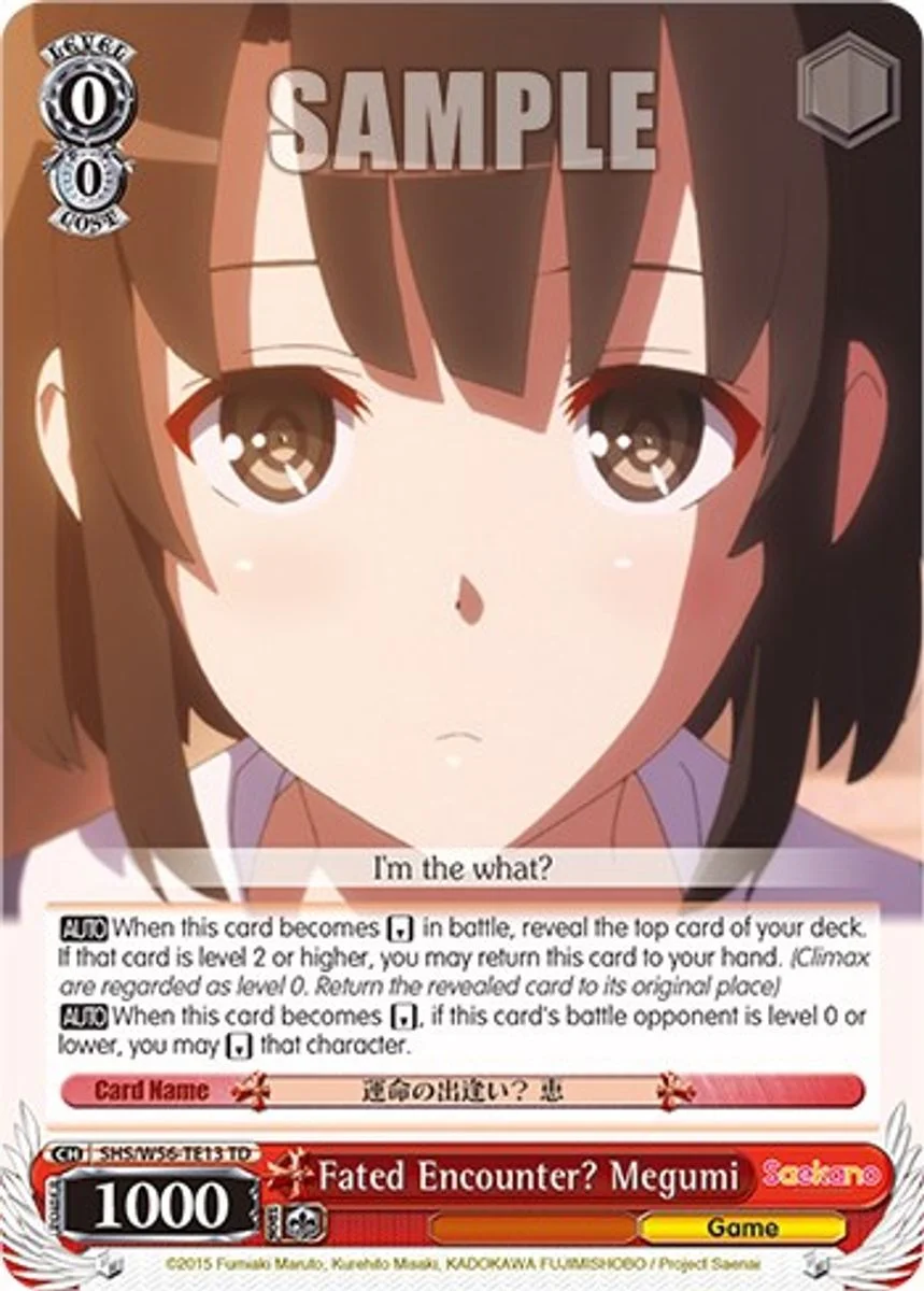 Fated Encounter? Megumi 「SHS/W56-TE13」「EN」