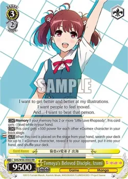 Tomoya's Beloved Disciple, Izumi #SHS/W56-E002 · Weiss Schwarz