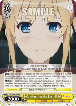 Confronting the Past, Eriri #SHS/W56-E008 · Weiss Schwarz