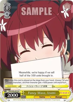 Fancy Wave, Izumi #SHS/W56-E010 · Weiss Schwarz