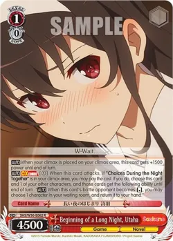 Beginning of a Long Night, Utaha 「SHS/W56-E062」「EN」