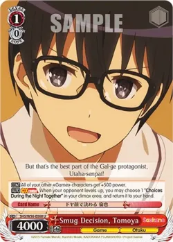 Smug Decision, Tomoya 「SHS/W56-E068」「EN」