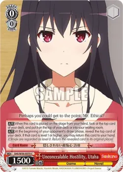 Unconcealable Hostility, Utaha 「SHS/W56-E070」「EN」