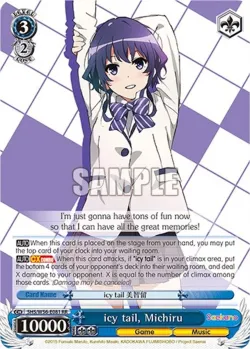 icy tail, Michiru 「SHS/W56-E081」「EN」