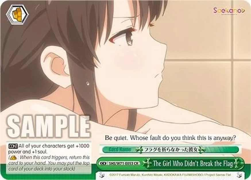 The Girl Who Didn't Break the Flag 「SHS/W71-E053」「EN」