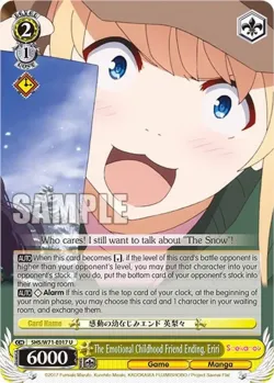 The Emotional Childhood Friend Ending, Eriri #SHS/W71-E017 · Weiss Schwarz