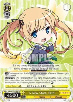A New Start, Eriri 「SHS/W71-E102」「EN」