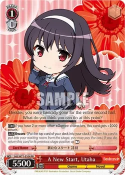 A New Start, Utaha 「SHS/W71-E104」「EN」