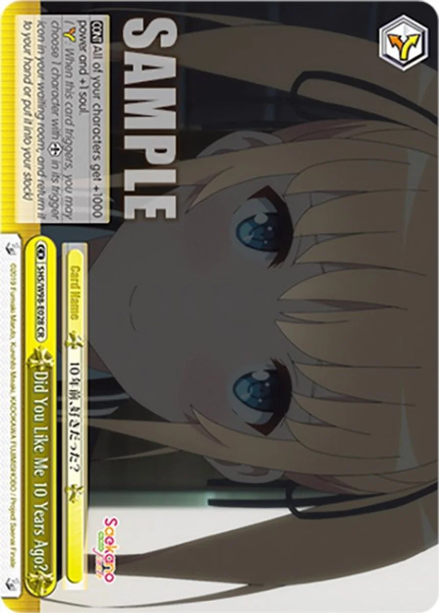 Did You Like Me 10 Years Ago? 「SHS/W98-E028」「EN」