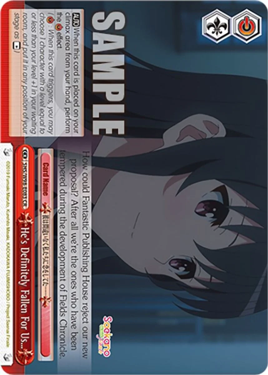 He's Definitely Fallen For Us… 「SHS/W98-E083」「EN」