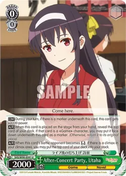 After-Concert Party, Utaha #SHS/W98-E041 · Weiss Schwarz