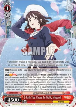 Path You Chose To Walk, Megumi 「SHS/W98-E062」「EN」