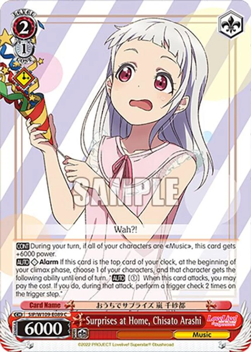 Surprises at Home, Chisato Arashi 「SIP/W109-E089」「EN」