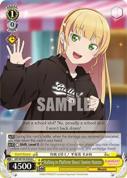 Walking in Platform Shoes! Sumire Heanna #SIP/W109-E028 · Weiss Schwarz