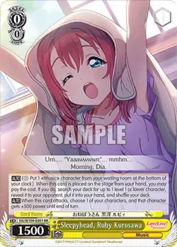 Sleepyhead, Ruby Kurosawa 「SIS/W109-E001」「EN」