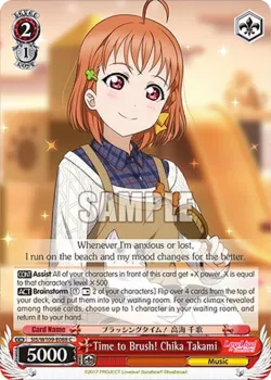 Time to Brush! Chika Takami 「SIS/W109-E088」「EN」