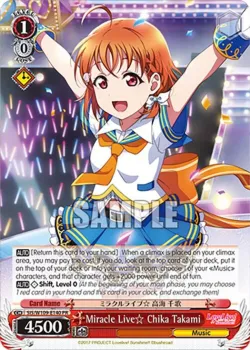 Miracle Live☆ Chika Takami 「SIS/W109-E140」「EN」