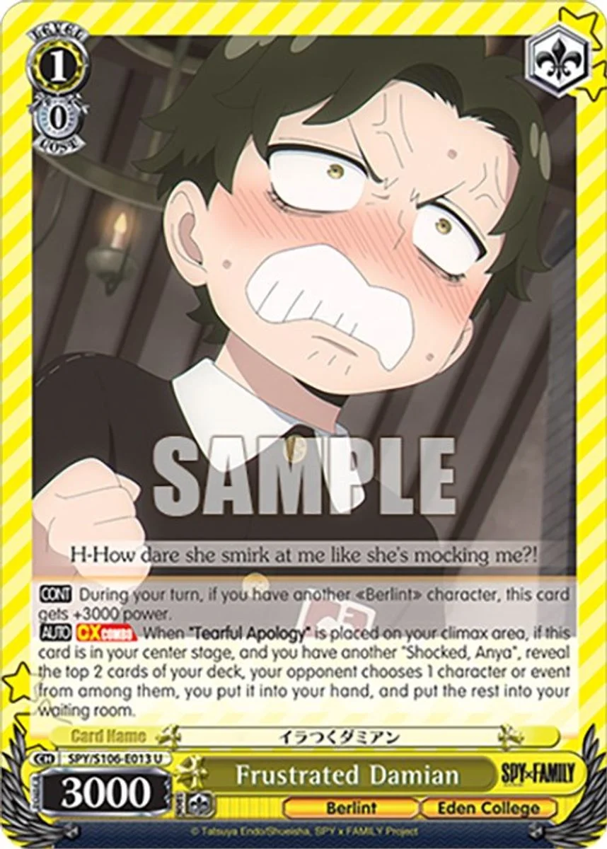 Frustrated Damian 「SPY/S106-E013」「EN」